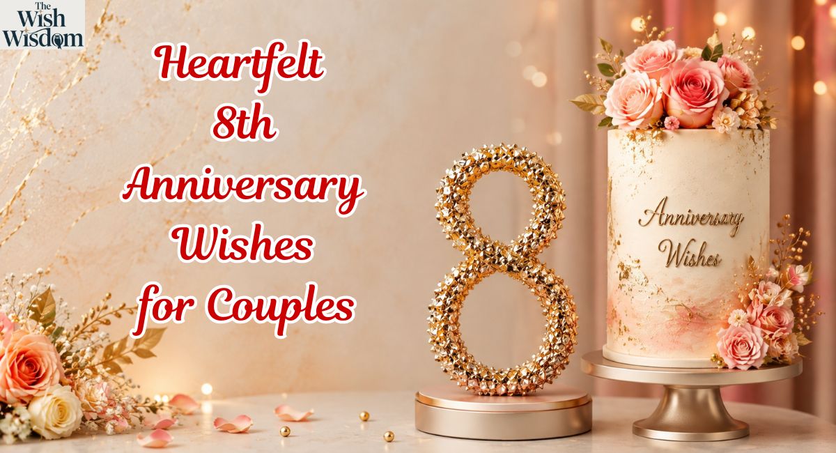 Heartfelt 8th Anniversary Wishes for Couples