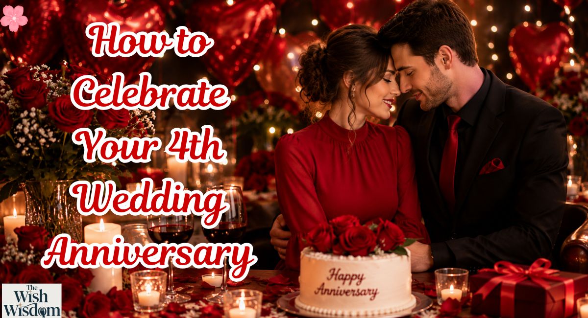 How to Celebrate Your 4th Wedding Anniversary