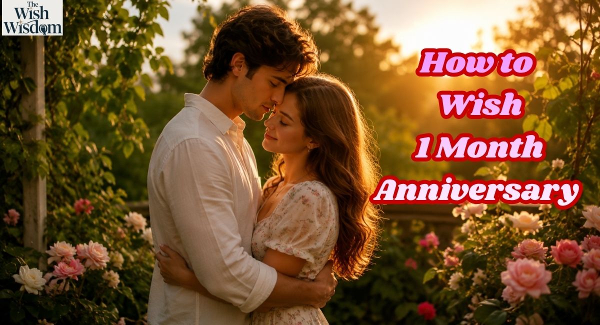 How to Wish 1 Month Anniversary