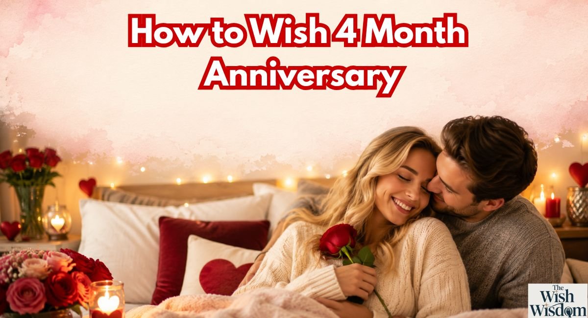 How to Wish 4 Month Anniversary