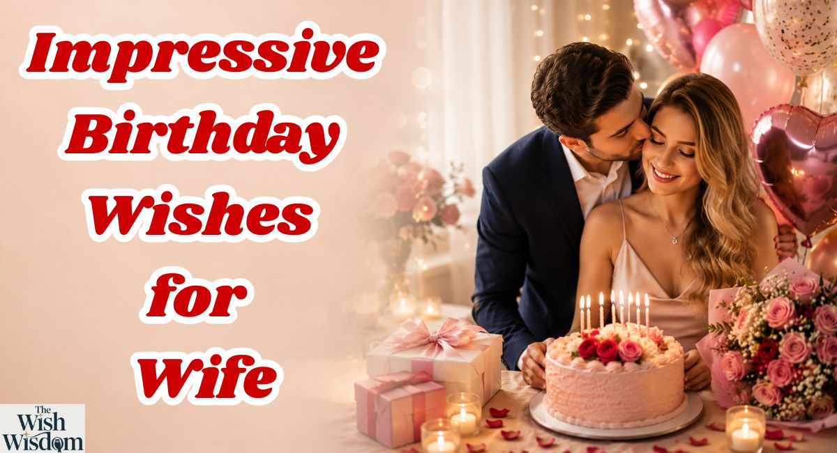 Impressive Birthday Wishes for Wife