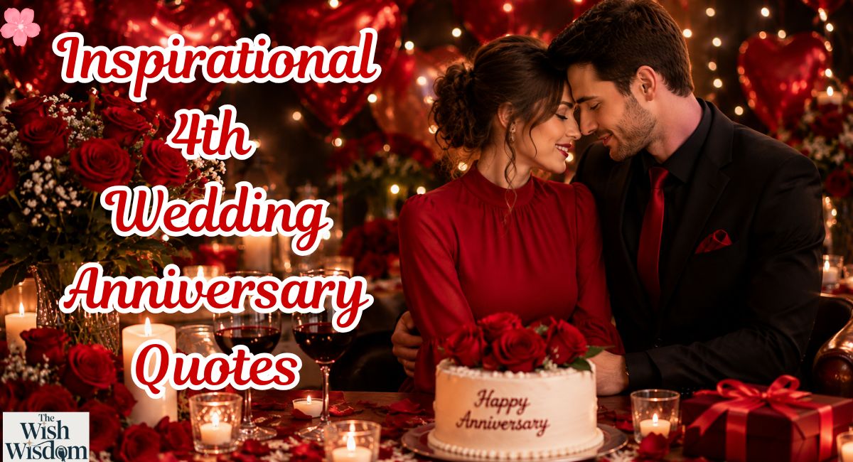 Inspirational 4th Wedding Anniversary Quotes
