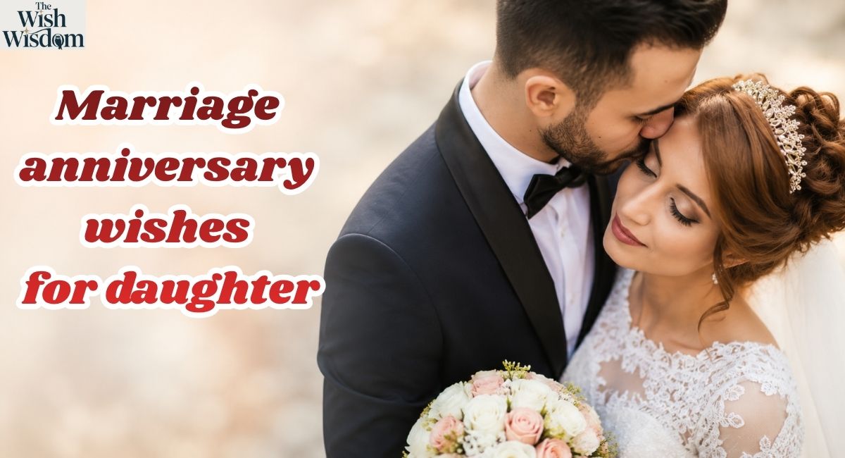 Marriage anniversary wishes for daughter