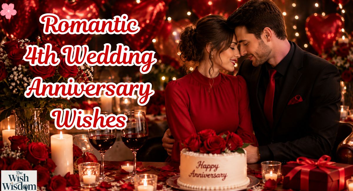 Romantic 4th Wedding Anniversary Wishes