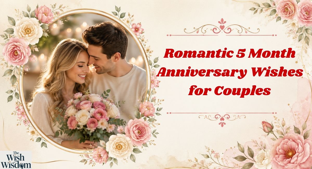 Romantic 5 Month Anniversary Wishes for Couples