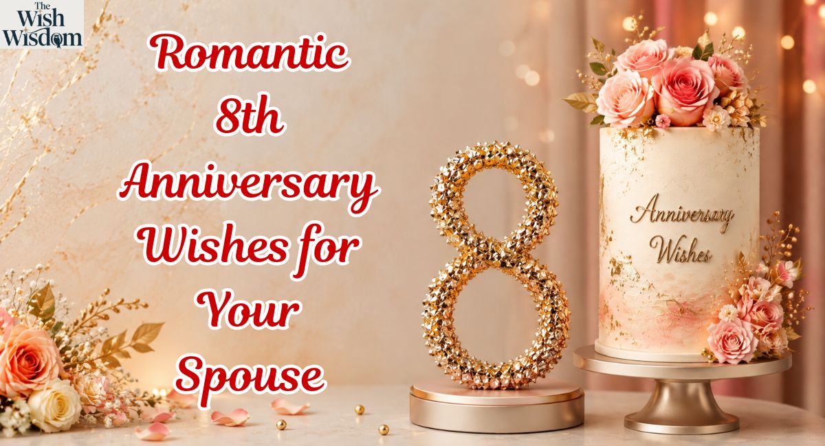 Romantic 8th Anniversary Wishes for Your Spouse