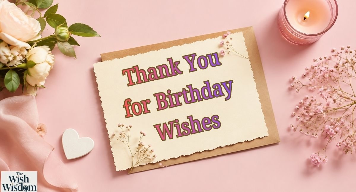 Thank You for Birthday Wishes