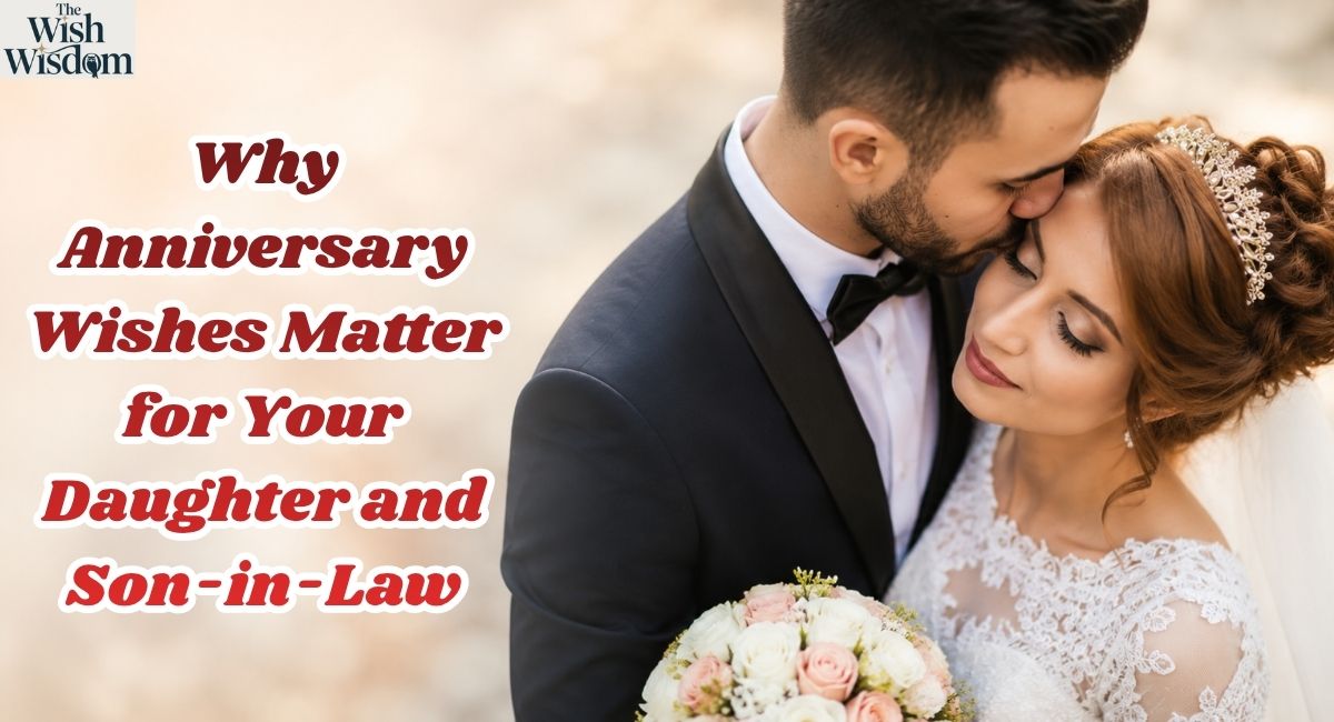 Why Anniversary Wishes Matter for Your Daughter and Son-in-Law
